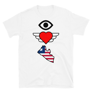 "I Love Liberia" Short-Sleeve Unisex T-Shirt