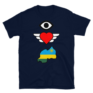 "I Love Rwanda" Short-Sleeve Unisex T-Shirt