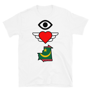 "I Love Mauritania" Short-Sleeve Unisex T-Shirt