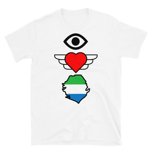 "I Love Sierra Leone" Short-Sleeve Unisex T-Shirt
