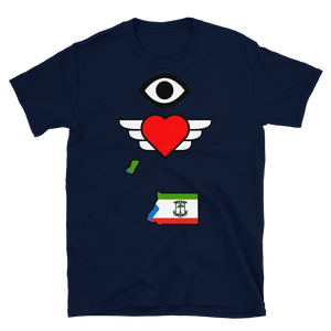 "I Love Equatorial Guinea" Short-Sleeve Unisex T-Shirt