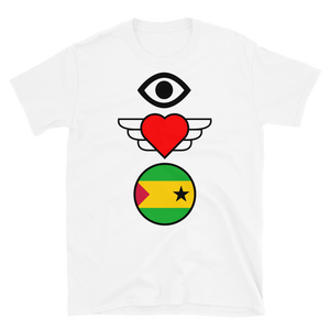 "I Love Sao Tome and Principe" Short-Sleeve Unisex T-Shirt