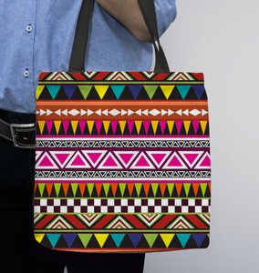 "The Dagbon" Textile Basketweave Tote Bag