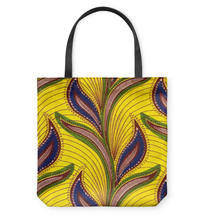 Load image into Gallery viewer, &quot;The Bornu&quot; Textile Basketweave Tote Bag