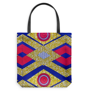"The Bura" Textile Basketweave Tote Bag