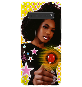 "Sweet Red Lollipop and in Black" Melanin Lust Series Samsung Smartphone Flexi Cases