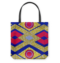 Load image into Gallery viewer, &quot;The Bura&quot; Textile Basketweave Tote Bag