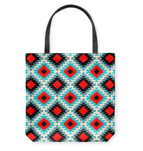 Load image into Gallery viewer, &quot;The Asante&quot; Textile Basketweave Tote Bag