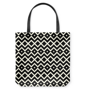 "The Kaabu" Textile Basketweave Tote Bag