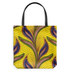 "The Bornu" Textile Basketweave Tote Bag