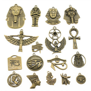 Antique Style Egyptian Pendants Set