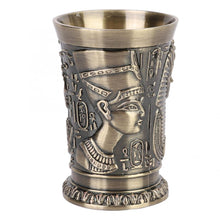 Load image into Gallery viewer, Decorative Bronze Egyptian Goblet Wine Cup