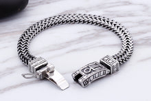 Load image into Gallery viewer, Stainless Steel Ankh Link Chain Bracelet
