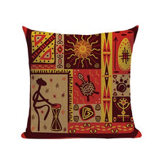 Load image into Gallery viewer, 45cm x 45cm Aboriginal Textiles Pillow Cushion Cases Set