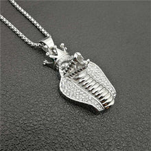 Load image into Gallery viewer, Crowned King Cobra Pendant Necklace