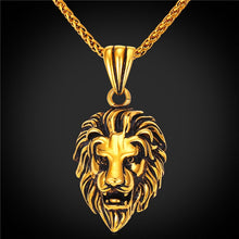 Load image into Gallery viewer, Lion Pendant Necklace