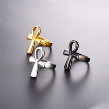 Load image into Gallery viewer, Sizes 7-12 Plain Ankh Ring
