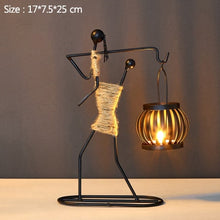 Load image into Gallery viewer, Decorative Collectable African Candle Holder Figurines Set