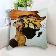 Load image into Gallery viewer, 45cm x 45cm African Women Print Pillow Cushion Cases Part II