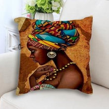 Load image into Gallery viewer, 45cm x 45cm African Women Print Pillow Cushion Cases Part II