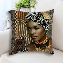 Load image into Gallery viewer, 45cm x 45cm African Women Print Pillow Cushion Cases Part II