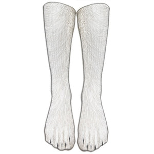 Animal print High Ankle Cotton Socks