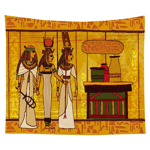 Ancient Egyptian Ceremonial Tapestry Wall Art