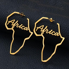 Load image into Gallery viewer, Love African Gye Nyame Adinkra Symbol Earrings