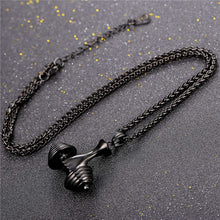 Load image into Gallery viewer, Dumbell Pendant neckless