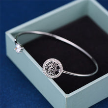 Load image into Gallery viewer, Tree of Life Bracelet with Zircon Stones