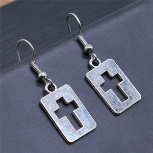 Assorted Classic Ancient Cross Earrings