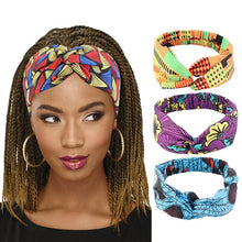 Load image into Gallery viewer, African Textile Twists Headbands