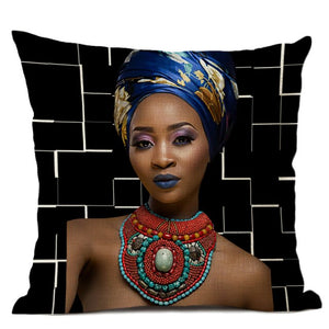 45cm x 45cm African Women Print Pillow Cushion Cases Part III