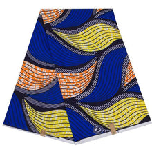 Load image into Gallery viewer, Real African Ankara Wax Textile Print Fabrics for Sewing and Crafts Projects
