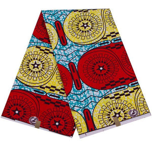 Real African Ankara Wax Textile Print Fabrics for Sewing and Crafts Projects