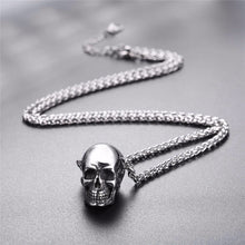 Load image into Gallery viewer, Stainless Steel Skull Pendant Necklaces