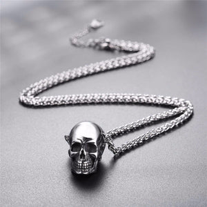 Stainless Steel Skull Pendant Necklaces