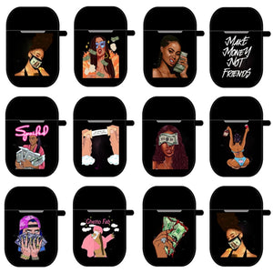 "Kash Dolls" Black Melanin Poppin Airpod Earphones Case Covers