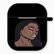 Load image into Gallery viewer, &quot;Kash Dolls&quot; Black Melanin Poppin Airpod Earphones Case Covers