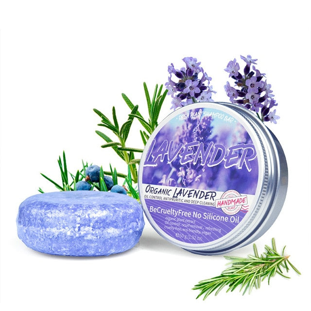 100% Handmade Natural Hair Care Fragrant Shampoo Soap Bar