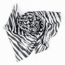 Load image into Gallery viewer, Zebra Strips Chiffon Scarfs