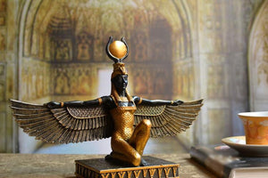 Winged Egyptian Goddess Figurine