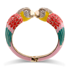 Colorful Parrot Cuff Bracelet