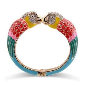 Colorful Parrot Cuff Bracelet