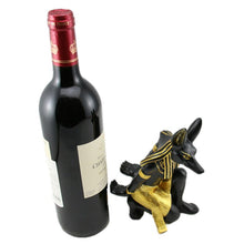 Load image into Gallery viewer, Ornamental Anubis Figurine Wine Bottle Holder