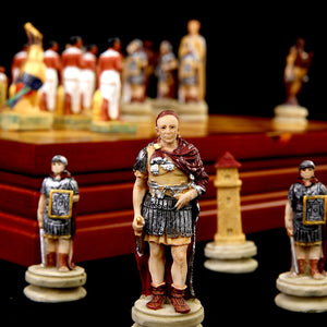 Ancient Egyptians Versus Romans Battle Chess Set