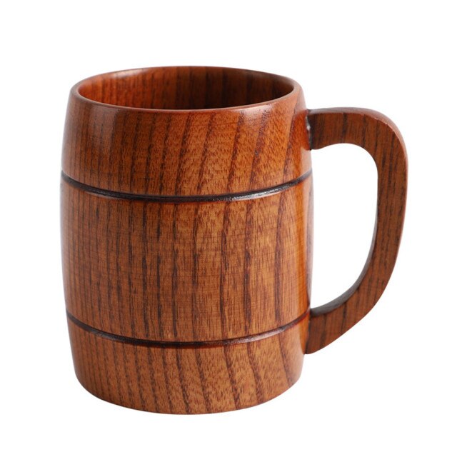 500ML Wooden Barrel Cup