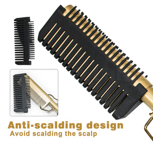 Flat Iron Electric Hot Comb hair Straightener