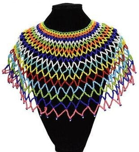 Colorful African Beaded Choker Necklaces